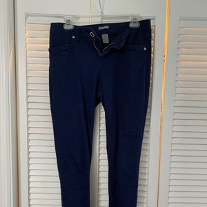 Navy skinny pants